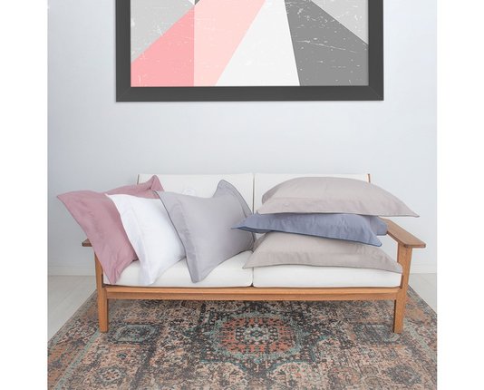 Fronha Basic Percalle Com Abas 180 Fios Buddemeyer Branco 50x70cm