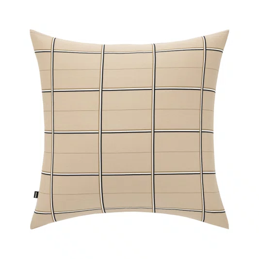 Fronha Boss Check Boss Home Bege 65 x 65 cm