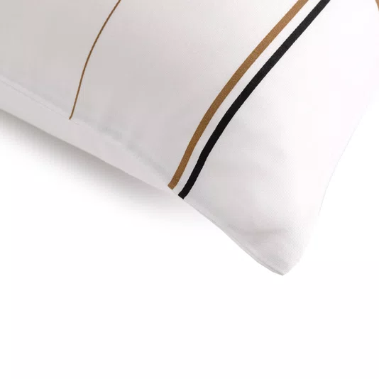 Fronha Boss Check Boss Home Branco 50 x 75 cm