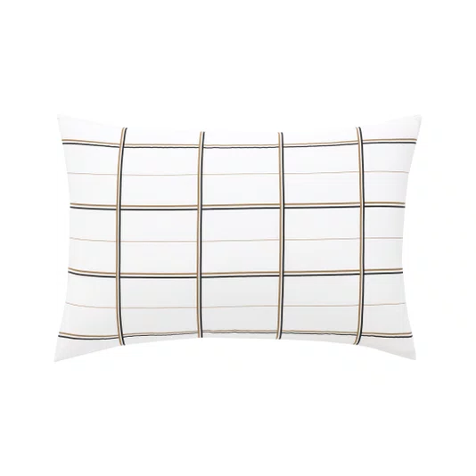 Fronha Boss Check Boss Home Branco 50 x 75 cm