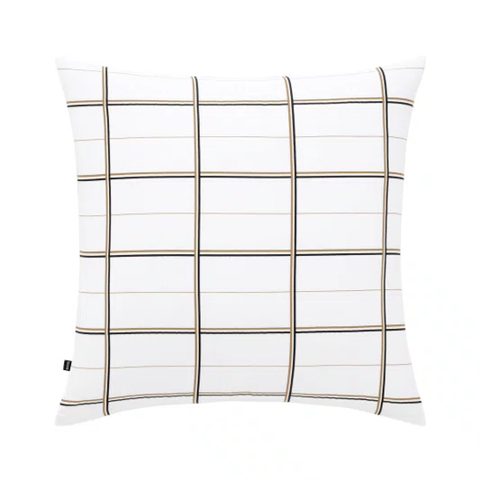 Fronha Boss Check Boss Home Branco 65 x 65 cm