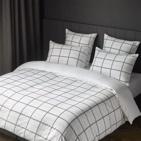 Fronha Boss Check Boss Home Branco 65 x 65 cm