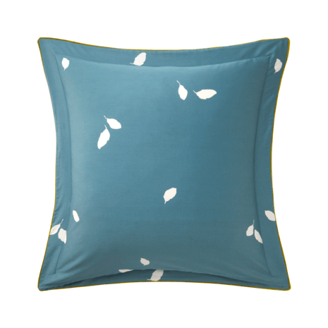Fronha Eaux 300 Fios Algodão Orgânico Yves Delorme Estampado 65 x 65cm