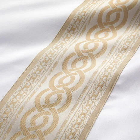 Fronha Joyau 300 Fios Yves Delorme Branco 50cm x 75cm