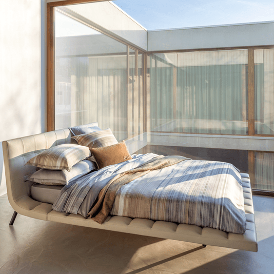 Fronha Metastripe 300 Fios Algodão Orgânico Boss Home 50 x 70 cm