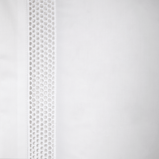 Fronha Oriane 500 Fios Algodão Pima Yves Delorme Branco 65x65cm