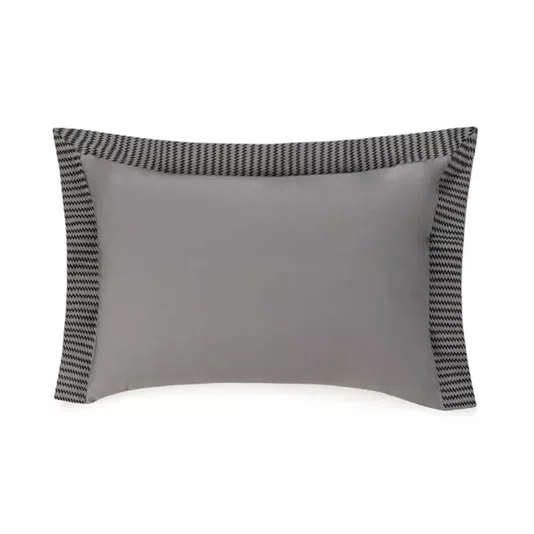 Fronha Scarpe 200 Fios Trussardi Adriático/Preto 50 x 70 cm