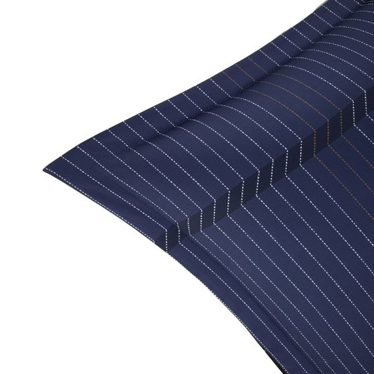 Fronha Tennis Stripes Azul Marinho 300 Fios Hugo Boss Home 65 x 65 cm