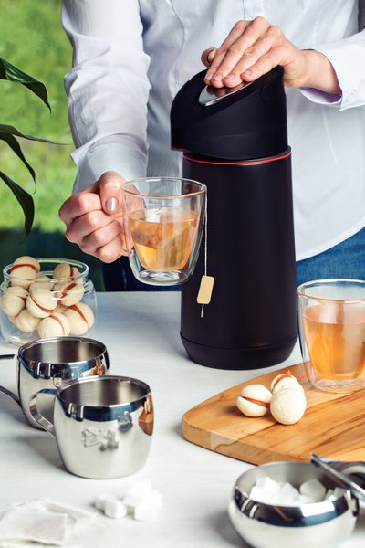 Garrafa Térmica com Bomba Exata Tramontina 1,2 L Preto