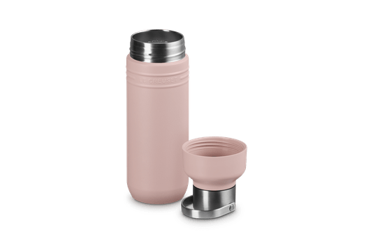 Garrafa Térmica On The Go Le Creuset Shell Pink 1L