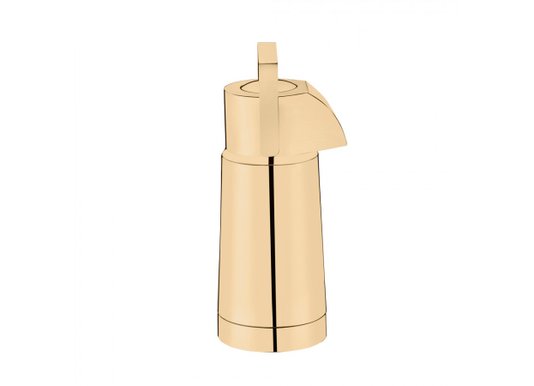 Garrafa Térmica Pump Riva Inox Revestida em Ouro 24K 1 Litro