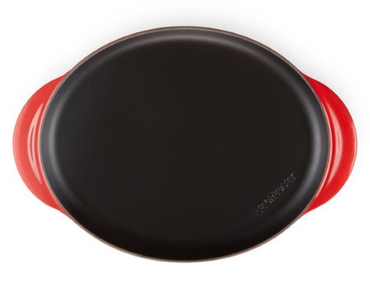 Grelha Oval Tradition Le Creuset Vermelho 31cm 