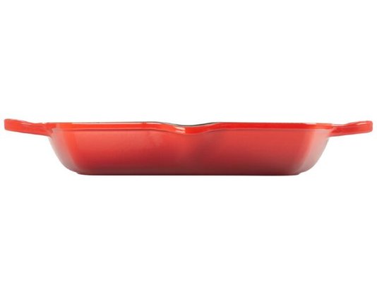 Grelha Quadrada Funda Signature Le Creuset Vermelha 30 cm 