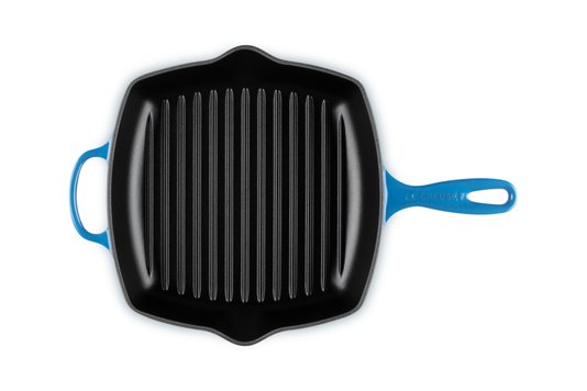 Grelha Quadrada Signature Le Creuset Azure Blue 26 cm