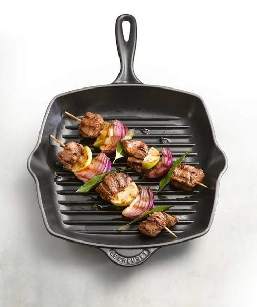 Grelha Quadrada Signature Le Creuset Black Onix 26 cm