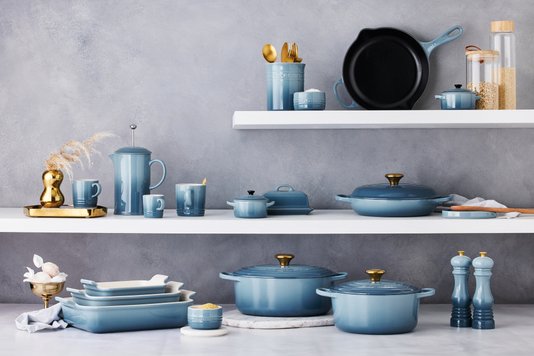 Grelha Quadrada Signature Le Creuset Chambray 26 cm
