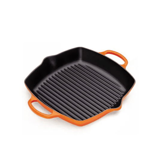 Grelha Quadrada Signature Le Creuset Laranja 30cm