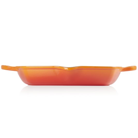 Grelha Quadrada Signature Le Creuset Laranja 30cm