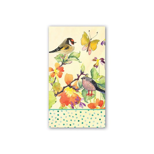 Guardanapo de Papel Hostess Birds & Butterflies Michel Design 20cm x 11cm 