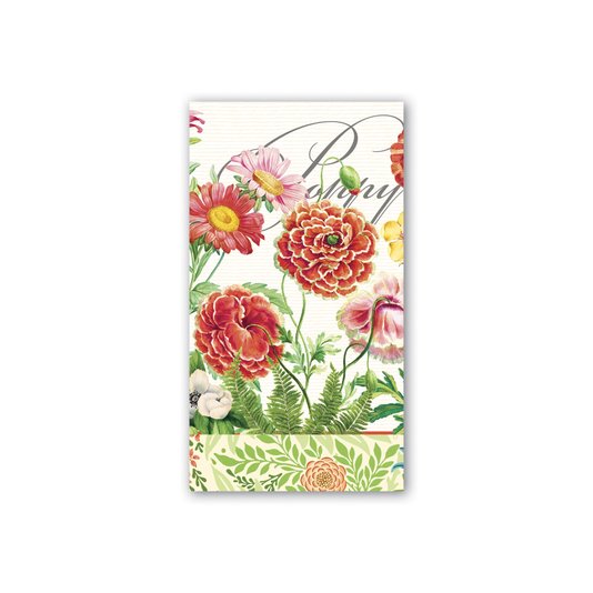 Guardanapo de Papel Hostess Poppies and Posies A Michel Design 20 x 11cm