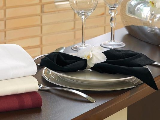 Guardanapo Gourmet 51x51cm Branco Karsten