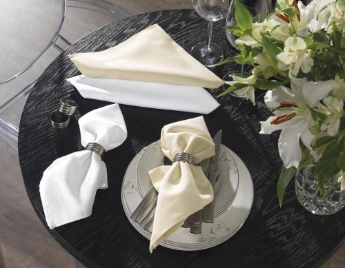 Guardanapo Gourmet 51x51cm Branco Karsten