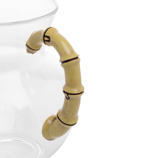 Jarra de Acrílico Bon Gourmet Alça de Bambu 3 L