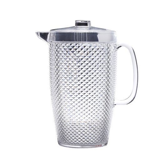 Jarra Para Água de Acrílico Bon Gourmet Transparente 3 Litros