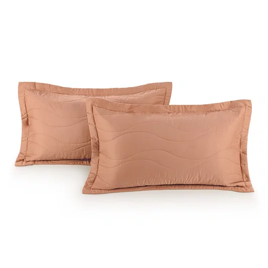 Jogo 02 Peças Super Porta Travesseiro Novara 300 Fios Trussardi Solare 50cm x 90cm