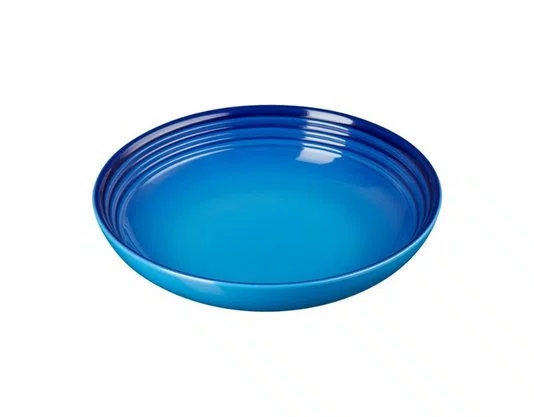 Jogo 02 Pratos Fundos Le Creuset Azure Blue 22cm