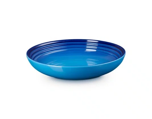 Jogo 02 Pratos Fundos Le Creuset Azure Blue 22cm