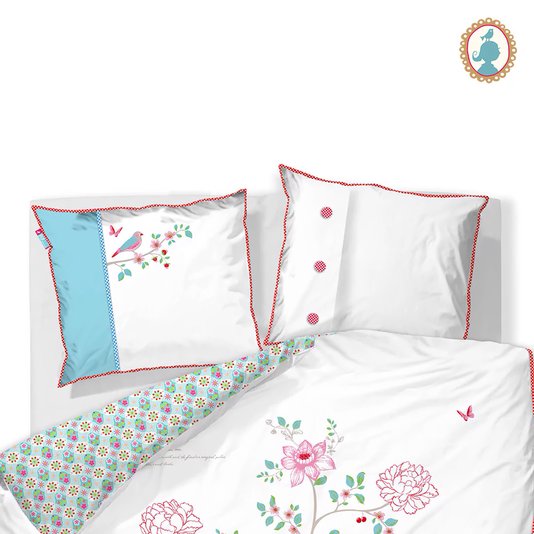 Jogo 03 Peças Capa de Edredom King Embroider Pip Studio