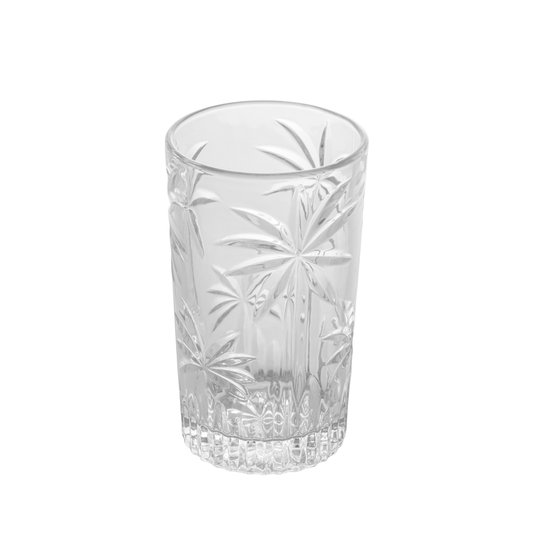 Jogo 06 Copos Altos Cristal Wolff Palm Tree 360 ml