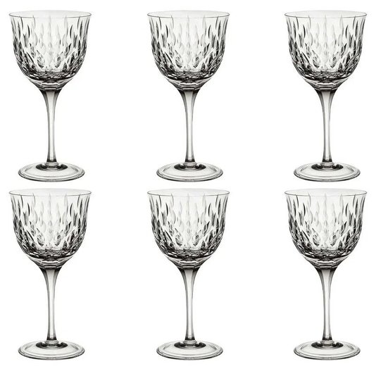 Jogo 06 Taças de Cristal para Água Strauss 520 ml 