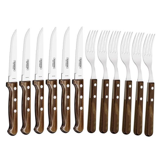Jogo 12pçs para Churrasco Polywood Tramontina