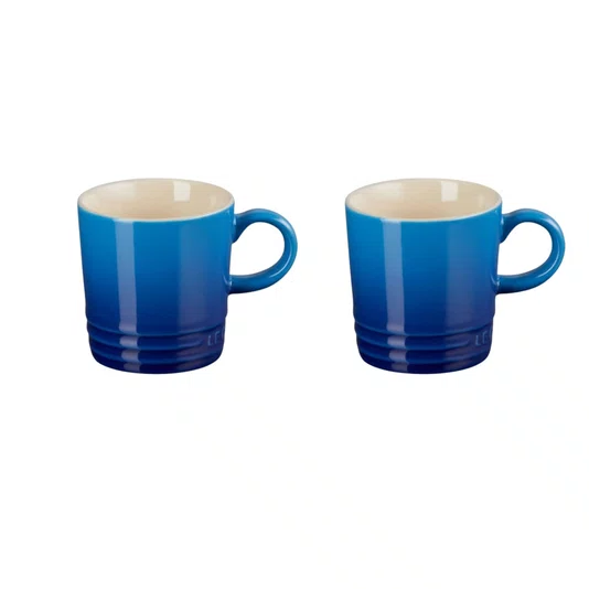 Jogo 2 Canecas Espresso 100ml Le Creuset Azure Blue