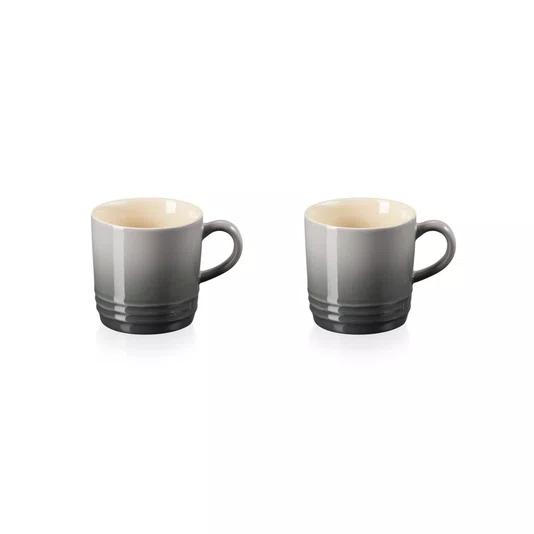 Jogo 2 Canecas Espresso 100ml Le Creuset Flint