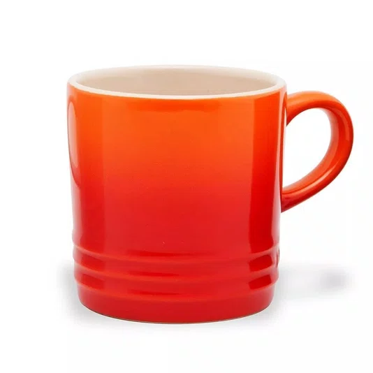 Jogo 2 Canecas Espresso 100ml Le Creuset Laranja