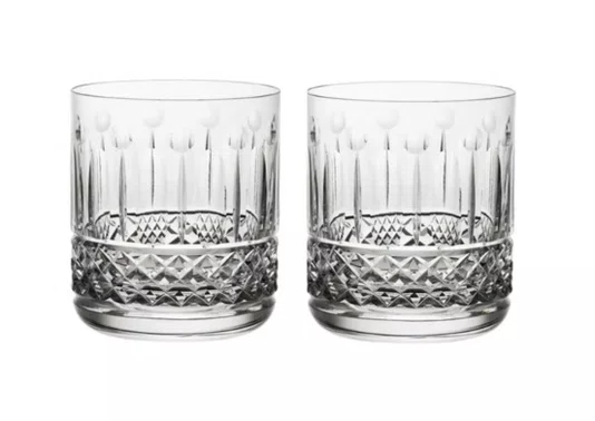 Jogo 2 Copos em Cristal on The Rocks 430 ml Strauss com Caixa para Presente