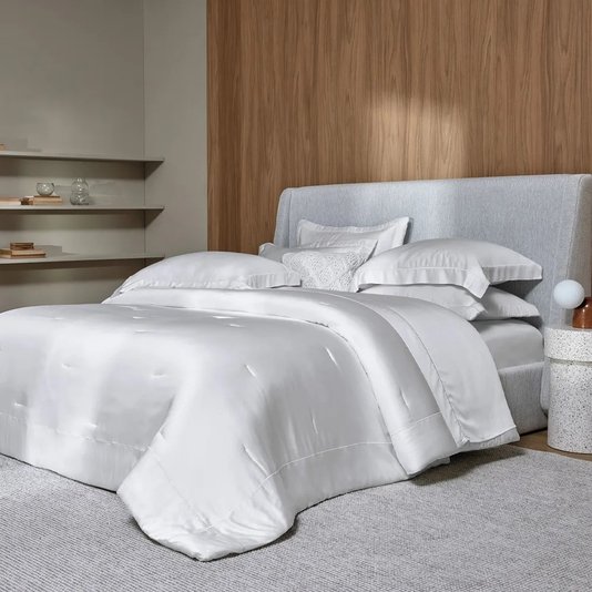 Jogo 2 Fronhas Girelli Bambu 300 Fios Trussardi 50 x 90 cm