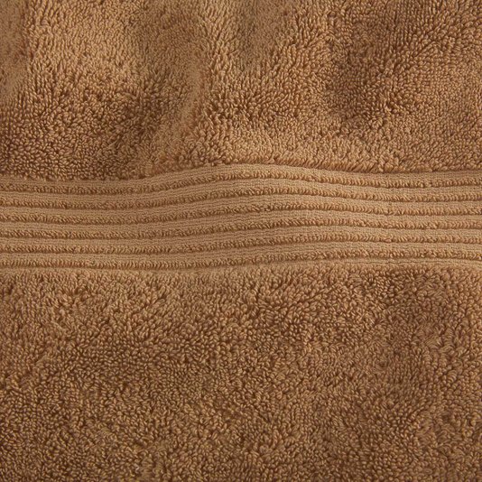 Jogo 2 Peças Banho e Rosto Loft Algodão Egeu Hugo Boss Home Camel