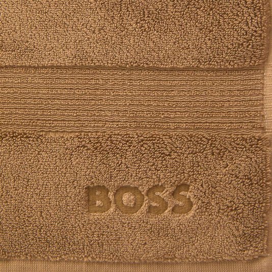 Jogo 2 Peças Banho e Rosto Loft Algodão Egeu Hugo Boss Home Camel