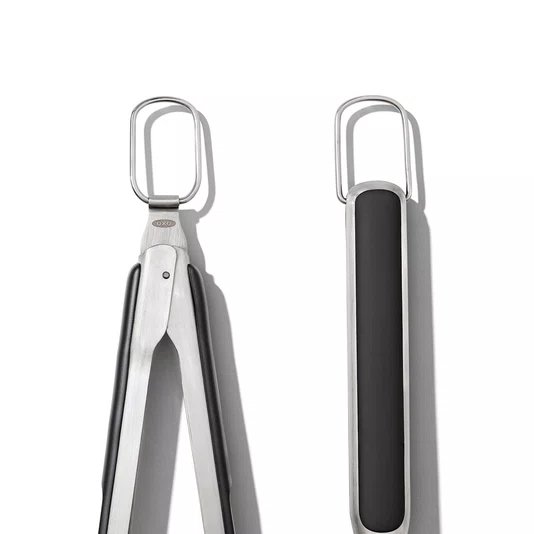 Jogo 2 Peças Pinça e Espátula para Churrasco Inox Oxo