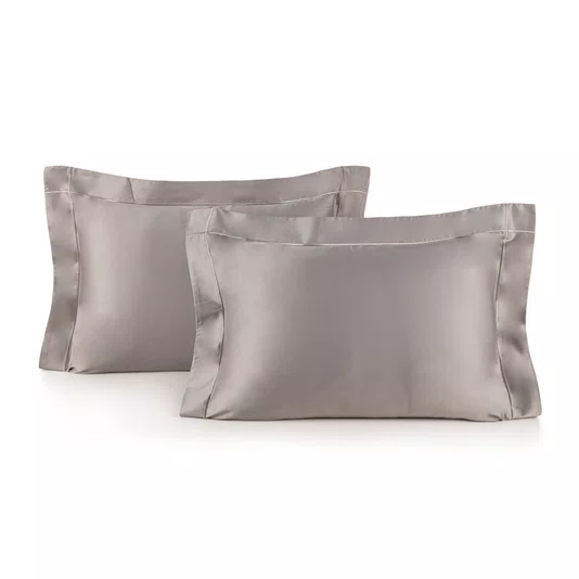 Jogo 2 Super Fronhas Girelli 300 Fios Trussardi Marmo 50 cm x 90 cm