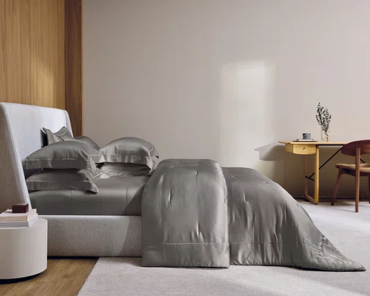 Jogo 2 Super Fronhas Girelli 300 Fios Trussardi Marmo 50 cm x 90 cm