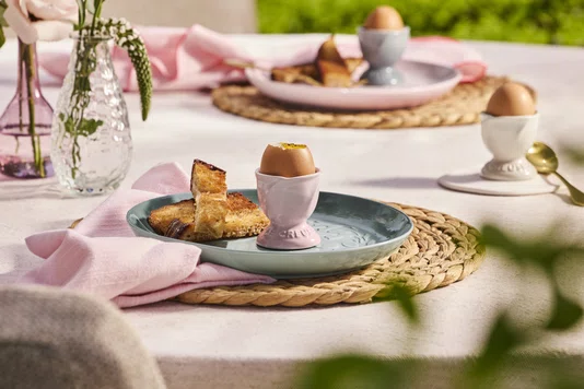 Jogo 2 Suportes Para Ovo Jardin Meringue Le Creuset