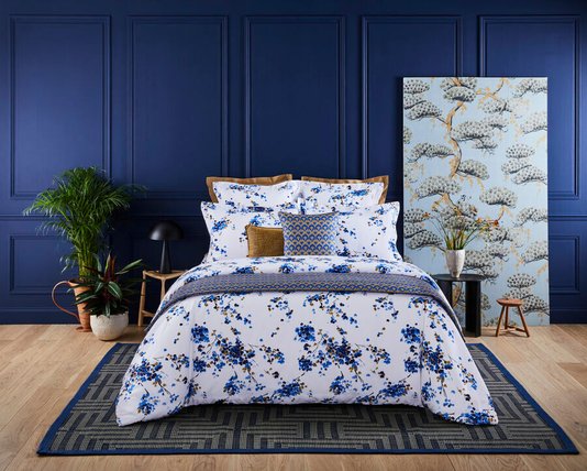 Jogo 3 peças Capa de Edredom Queen Canopee Yves Delorme Paris