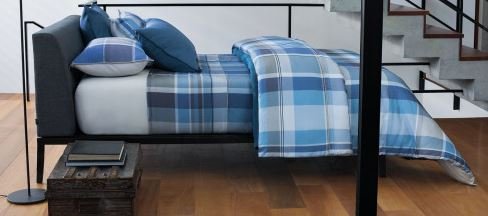Jogo 3 Peças Capa De Edredom Super King 300 Fios Hester By The Bed Estampado