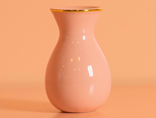 Jogo 4 Mini Vasos de Mesa Maria Manu Fisch Rosa 
