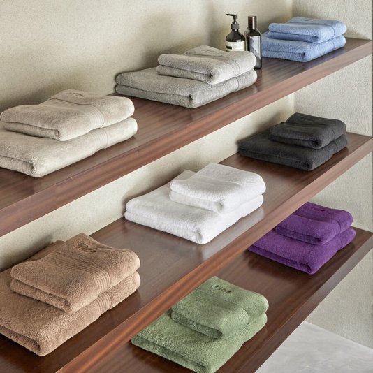 Jogo 5 peças Banhão/Rosto Loft Hugo Boss Home Camel